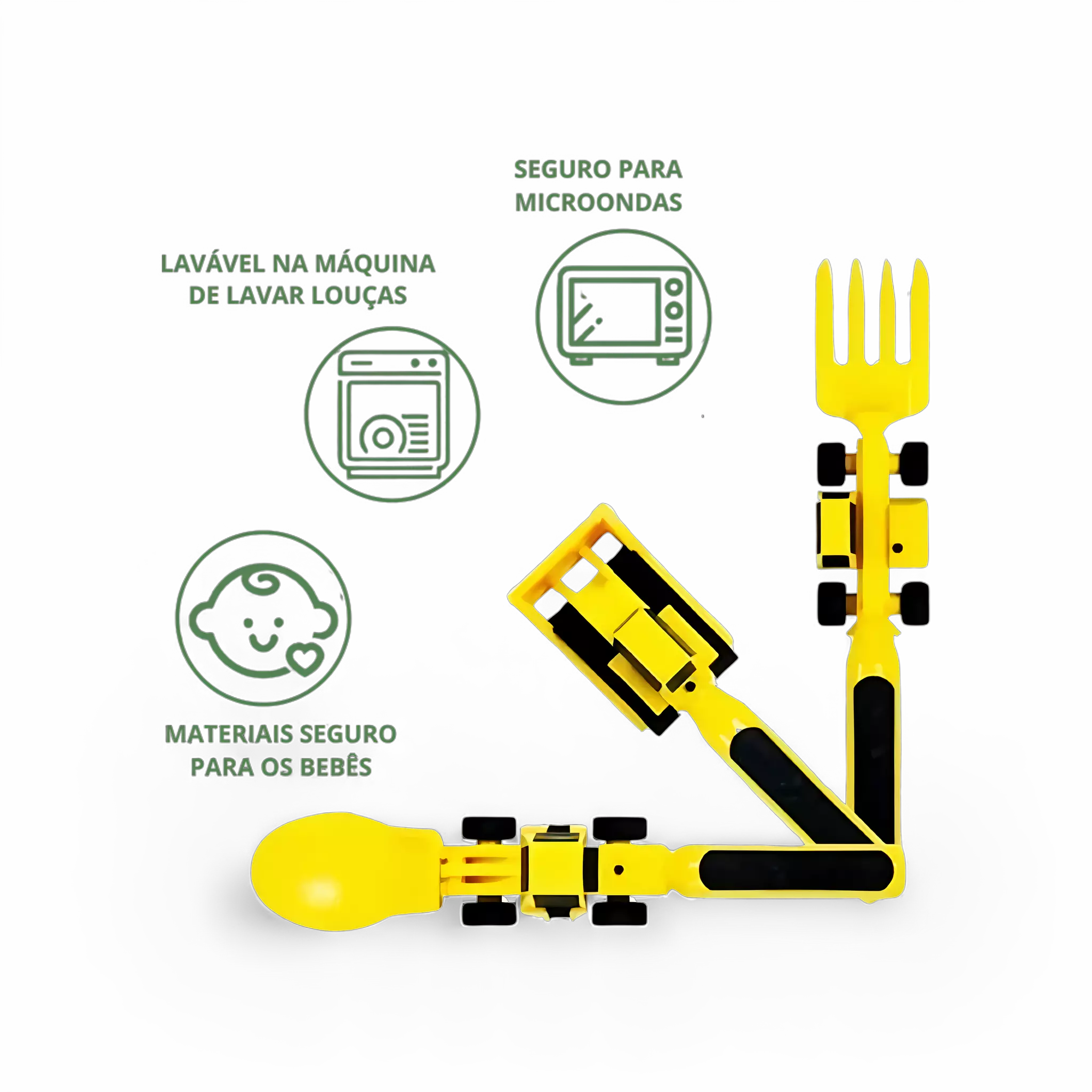 Kit Utensílios Infantil Interativos