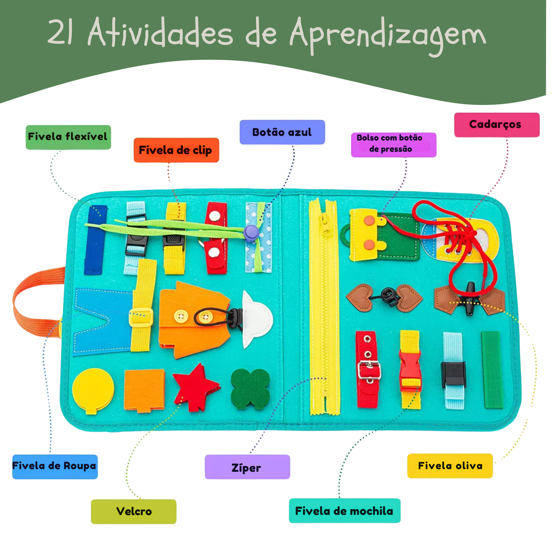 Maleta Montessori Sensorial Educacional