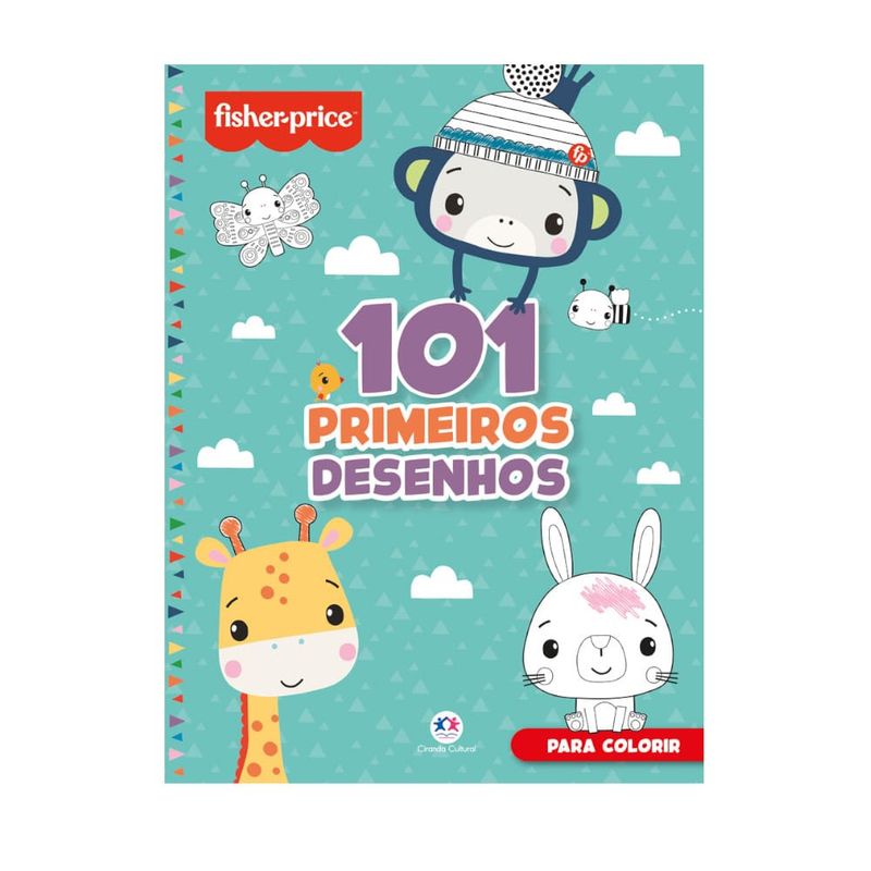 Livro Fisher Price 101 Desenhos Infantis