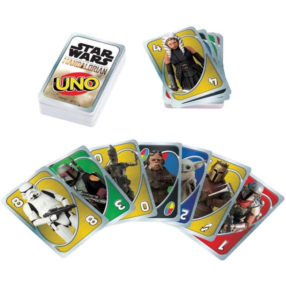 Jogo Uno Star Wars Mandalorian Mattel