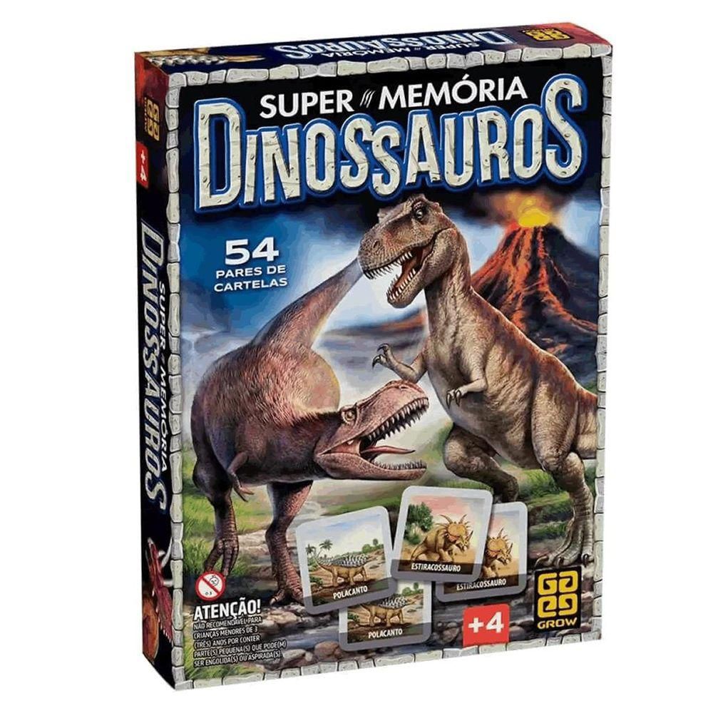 Jogo da Memória Dinossauros Grow