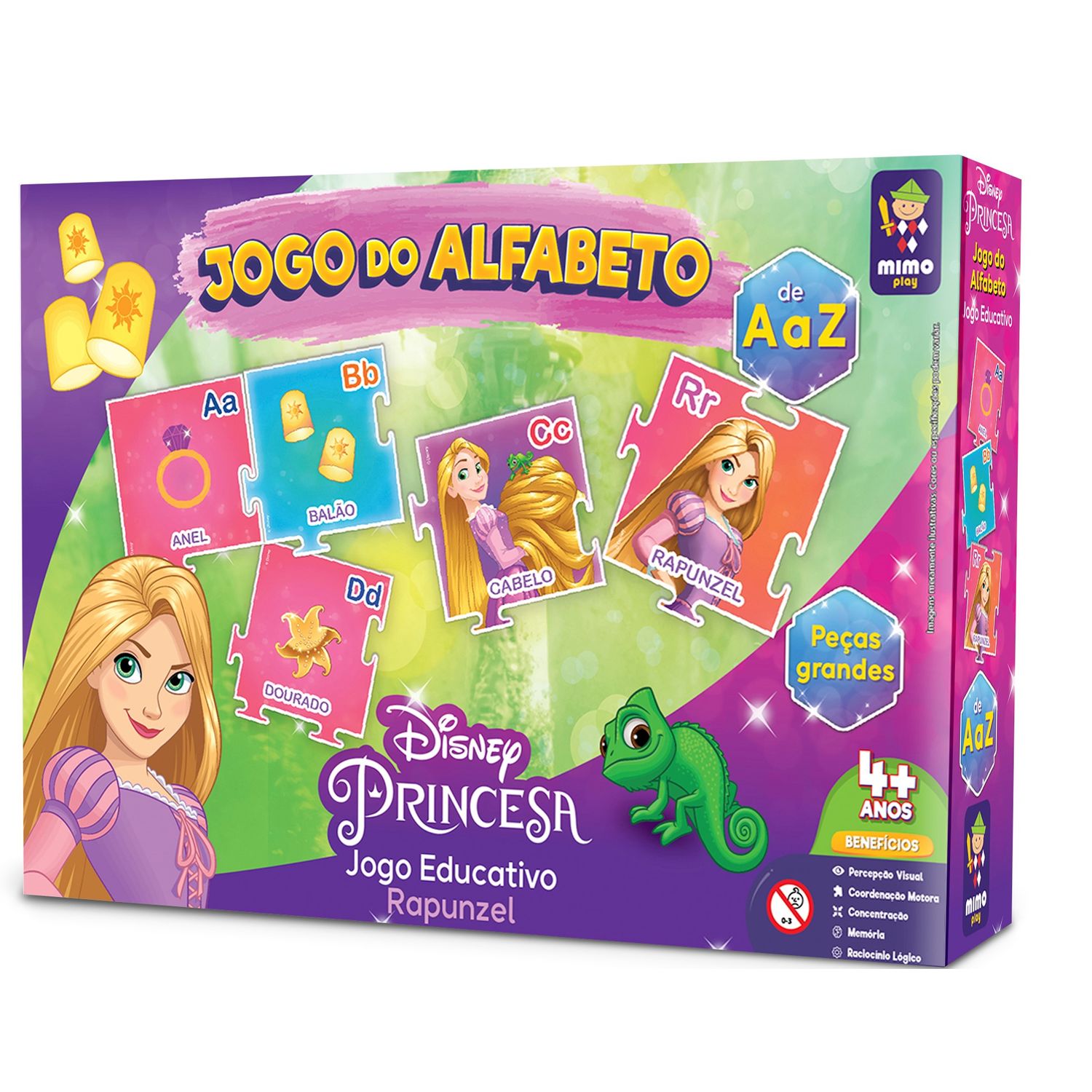 Jogo do Alfabeto Princesas Rapunzel - Mimo