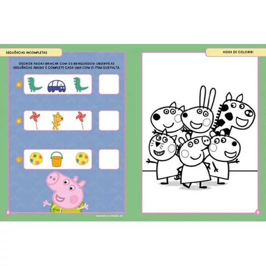 Livro Adesivos Peppa